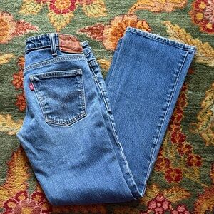 Levi's Denim 29m with 2 cowboy Tan Patch